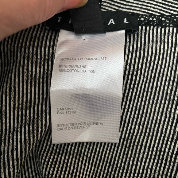 Tribal Spring blazer Jacket Cardigan black and white size 16 XL, 100% cotton - Picture 10 of 12